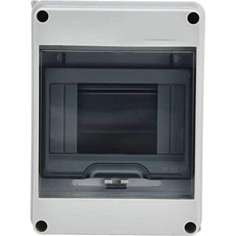 Coffret électrique étanche IP65 5 modules ABS/PC pour extérieur, 100x150x90 mm, montage mural facile (1/4)