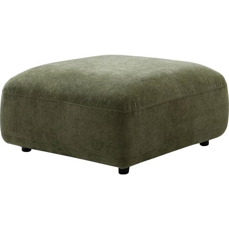 Pouf in tessuto verde TINDRALO