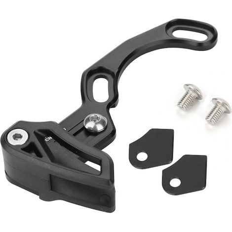 Guide-chaîne pour vélo en alliage d'aluminium, résistant à la rouille, noir, protection de cadre, VTT et vélo électrique (1/5)