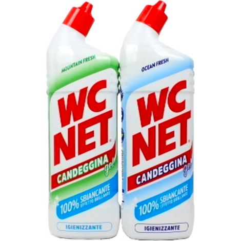 WC NET GEL CANDEGGINA CON BICARBONATO 700 ML 10X PIU BIANCO MOUNTAIN FRESH/OCEAN FRESH (1/2)
