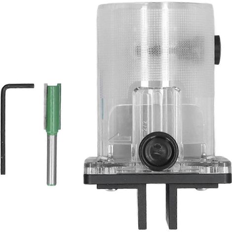 Support de défonceuse portatif, connexion pour affleureuse électrique, base pour le fraisage de rainures et la sculpture du bois (13–36 mm)