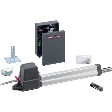 Kit Automazione Cancello Anta Singola SOMMER TWIST 200 E ANTRACITE YS11520-00003