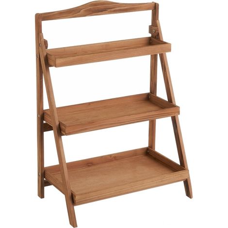 Étagère porte plantes en bois en sapin (1/4)