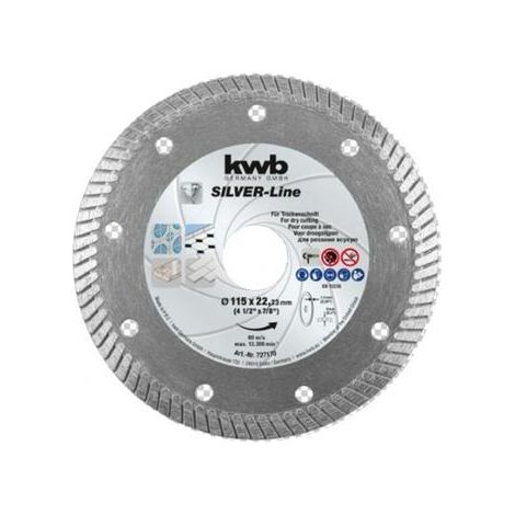 KWB disc diamant porc. eco 115x1,4mm 49727170 , Disco Diamante Porcelanico Eco 115X1,4Mm de la marca Einhell.