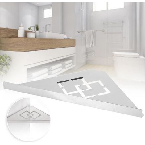Lv.life Étagère d\'angle de salle de bain Organisateur de support d\'étagère d\'angle de douche d\'étagère de rangement (1/4)