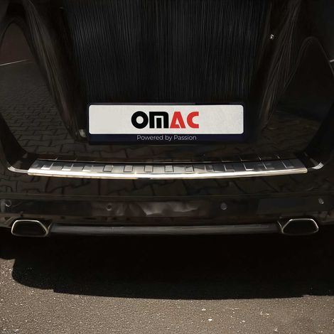 OMAC Ladekantenschutz Stoßstangenschutz für Opel Zafira A B 1999-2014 – Edelstahl Chrom (1/5)