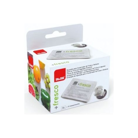 FPLUS recambio conservador fruta y verdura ibili , Conserva tus frutas y verduras frescas durante más tiempo, eliminando el gas de etileno de su entorno
para ralentizar su maduraci