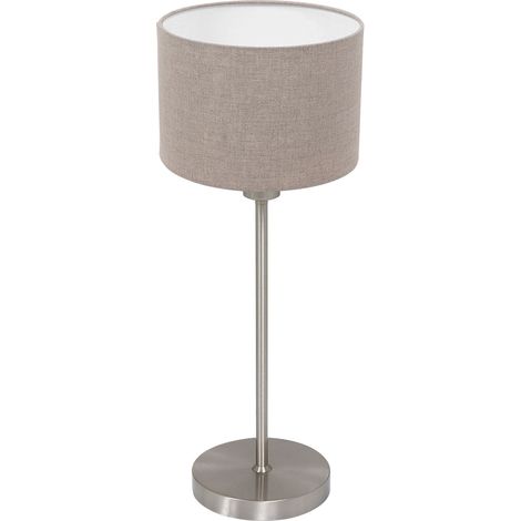 Mexlite - lampada da tavolo - Noor - grigio acciaio - metallo (1/2)