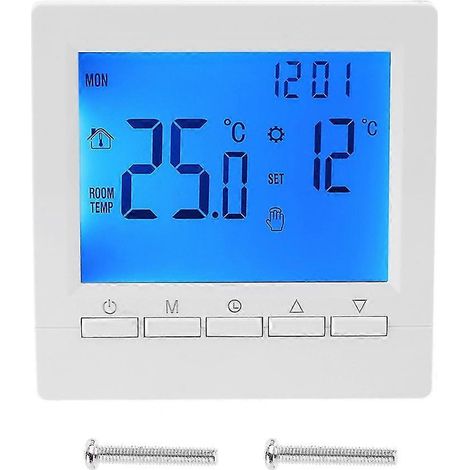 Thermostat de chauffage au sol, régulateur de chauffage intelligent, panneau de contrôle de température (1/5)