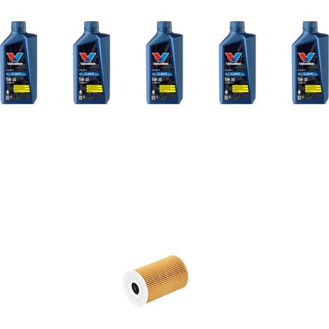Kit filtro olio e 5L compatibile con Audi Q3 (8UB,8UG) 2.0 tdi 130kw dal 2011 (1/5)