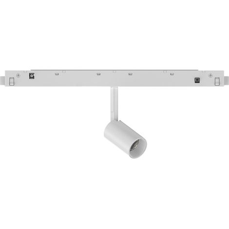 Faretto Binario Singolo Ego Alluminio Bianco 1 Luce 3W 3000K Luce Calda 1-10V (1/2)