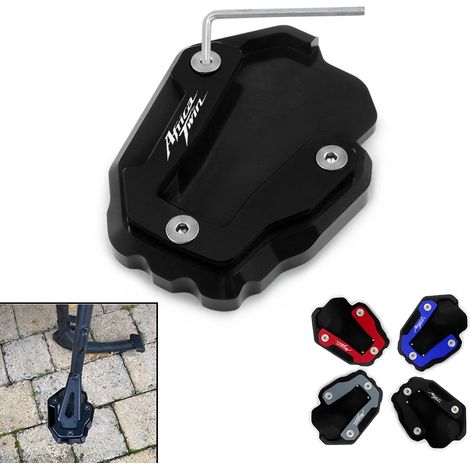 (BU)Béquille latérale CNC avec extension et plaque de renfort, compatible avec HONDA CRF1100L Africa Twin Adv Sports DCT 19-2023 maxpower (1/4)