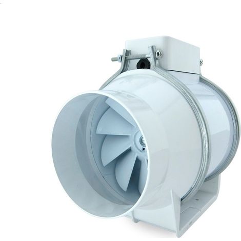 Extractor Tubular Intercalar en Conducto TURBO Diámetro 100 Bricoprofesional (1/5)