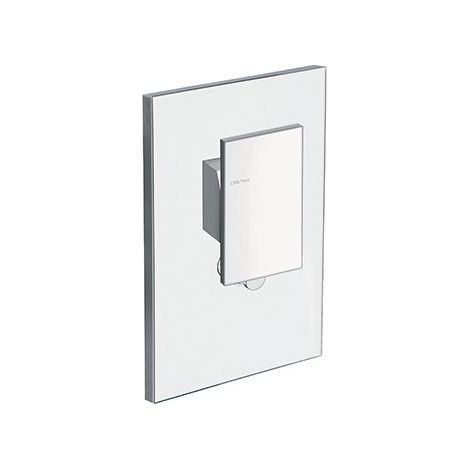 Facade Laiton Mitigeur Douche Tabula 2 Sorties Chrome Robinetterie TABULA - CRISTINA ONDYNA TA68951