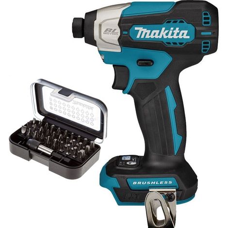 Makita DTD157Z 18v LXT Cordless Brushless Impact Driver + Makita 30pc Bit Set (1/5)