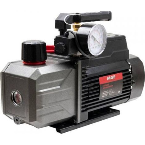 MGF 930430 Pompa a Vuoto Bistadio 56 L/Min Con Elettrovalvola e Vacuometro