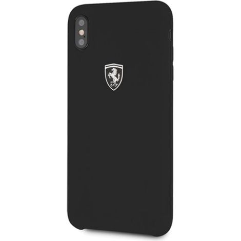 Custodia rigida Ferrari FEOSIHCI65BK per iPhone Xs Max nero/silicone nero Off track (1/5)