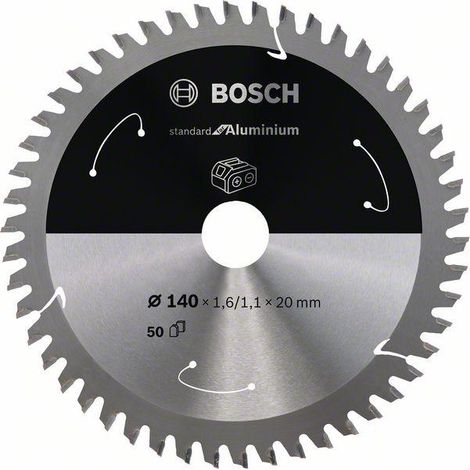 Lama circolare Bosch 140 mm 50 denti alluminio