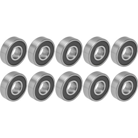 Roulements Scellés en Caoutchouc à Gorge Profonde, Paquet De 10, Optimisés pour Les Pressions Radiales Et Axiales dans Les Patins, Les Moteurs Et Plus Encore(6003) (1/5)