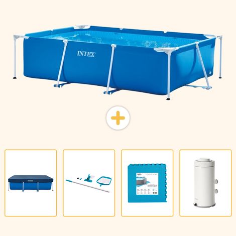 Intex Piscine Tubulaire Rectangulaire - 300x200x75 cm - 5-pièces S17 (1/5)