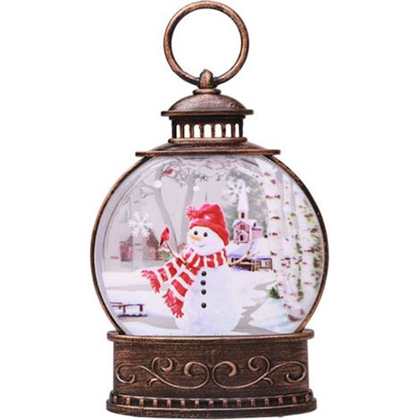 Lanternes de Noël LED Bougie Électronique Lumière Flottante Transparente Décoration Scène Nuit Nouvel An (1/5)