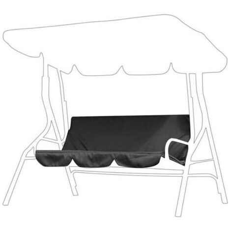 Coussin Balancelle de Jardin Cover 150x50x10cm Imperméable Anti-UV Anti-poussière 210D Tissu Oxford pour Outdoor Terrasse Green 150×50×10cm (1/2)