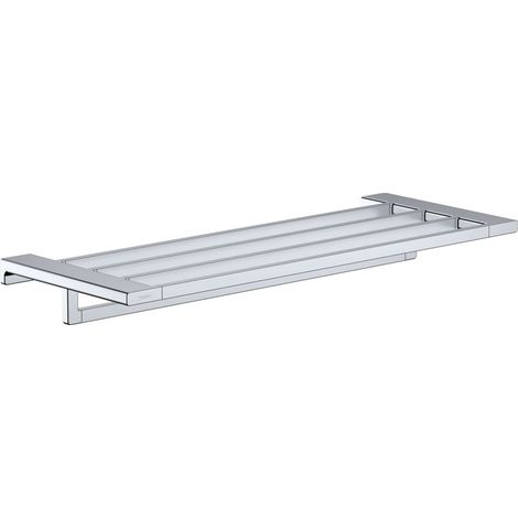 Hansgrohe AddStoris - Estante con toallero, longitud 65 cm, cromo 41751000 (1/2)
