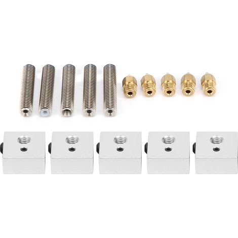 Bloc chauffant en aluminium pour extrudeur Makerbot MK8, pièce de rechange pour imprimante 3D
