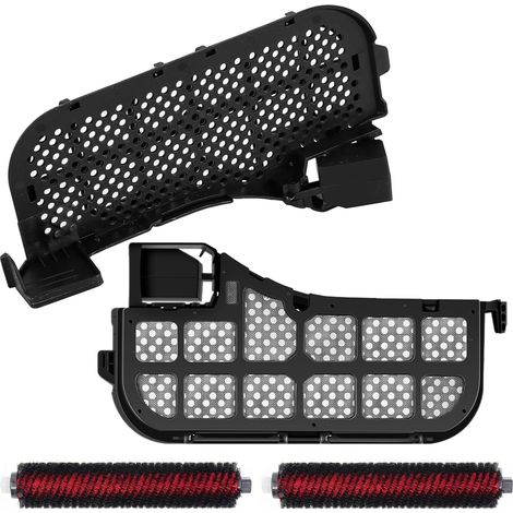 2 Pièces Filtres pour Roborock S8 Pro Ultra, en Plastique, avec 2 Brosses de Nettoyage, Remplacement de Accessoires pour Roborock, pour le Nettoyage de la Maison, de L'hôtel et du Bureau (1/5)