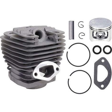 Zweikanal-Kolben-Zylinder-Kit für 58-cm³-Kettensägen, Kettensägenzubehör, Ersatzteile für Gartengeräte, Reparatursets (1/5)