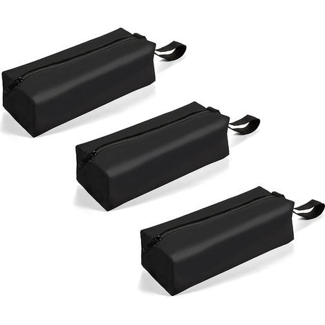 Lot de 3 petites sacoches à outils multi-outils, pochettes à fond plat avec fermeture éclair, en toile Oxford imperméable. (1/5)