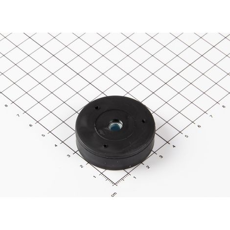 Magna-C Gummiertes Magnetsystem Ø43x12,5mm mit konischer Senkung (1/3)