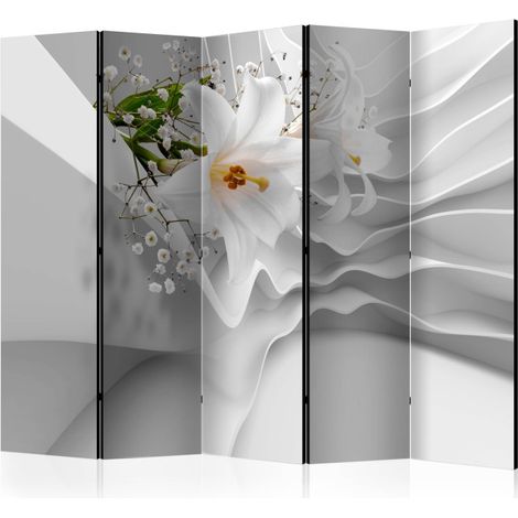 Paravent 5 Volets "Flowers for Modernity" 172x225cm (1/2)