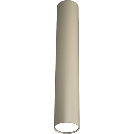 Plafoniera moderna top light shape 1143 pl50 gx53 led metallo lampada soffitto, finitura metallo sabbia