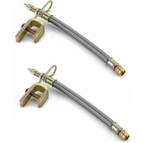 Extension Valve de Pneu, Pneu Valve Rallonge pour Pneu de Camion, Bus et Remorque, 18cm, Lot de 2 (1/5)