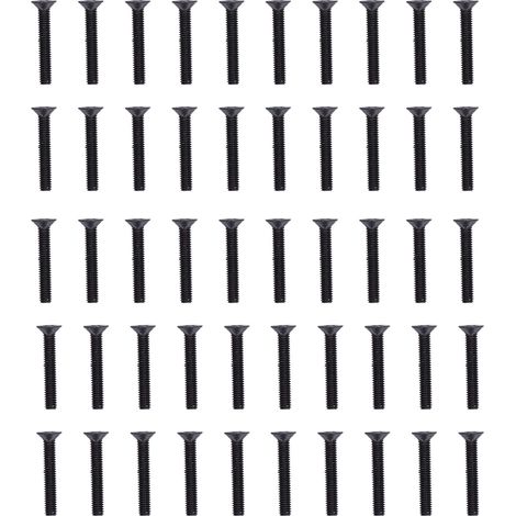 50 vis à tête fraisée cruciforme plate M4 A2-70 pour réparation et maintenance M4x25