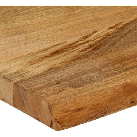 vidaXL Dessus de table à bord vivant 40x20x3,8 cm bois massif manguier, dessus de table en bois, dessus de table d'appoint, 370462 (1/5)