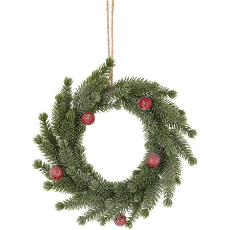 Gasper Tannenkränzchen mit Beeren, Ø 17 cm x 4 cm (1/3)