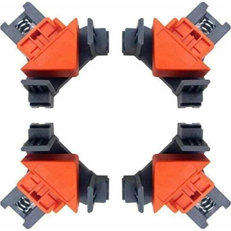Online Store - Set of 4 Right Angle Clamps for Woodworking, 90 Degree Right Angle Clamping Clip for Quick Frame Fixing (1/3)