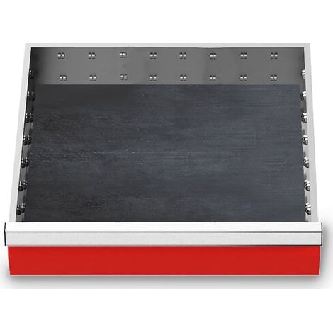 Schubladeneinlage R 18-16 mit Riffelgummi ab Front 75 mm Maße in mm (BxT): 450 x 400 (1/3)
