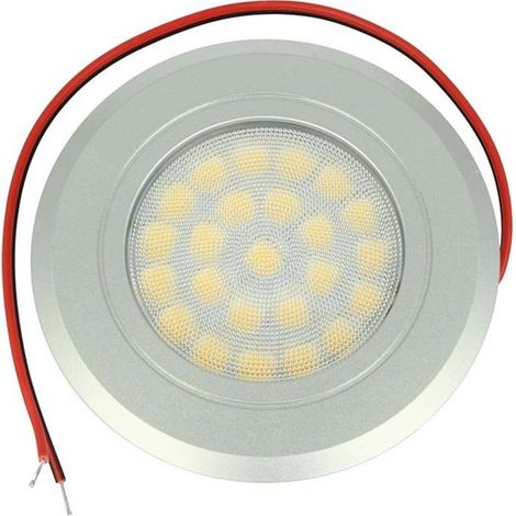 Mini Faretto Led Da Incasso Touch Dimmer Controllo Carcassa Argento Satinato 6000K DC12V DC24V 3W Foro 55mm