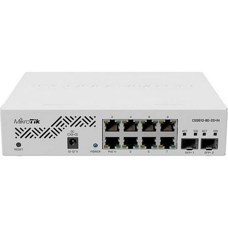 Mikrotik CSS610-8G-2S+IN 8xGbE 2x10Gb SFP+ (1/2)