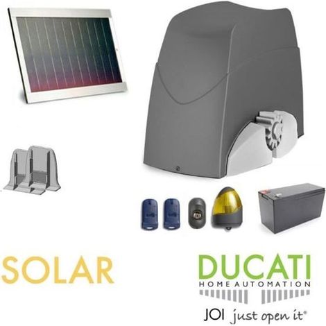 SLIDE 446 SOLAIRE OUVRE-PORTE COULISSANT - DUCATI HOME-AUTOMATION - AUTOMATISME DE PORTAIL - JUSQU’À 400KG
