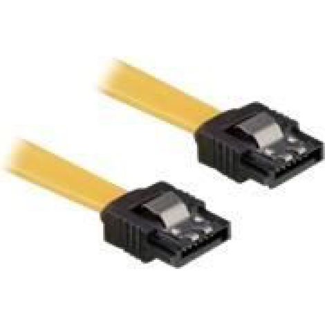 Câble SATA - 7 Broches - Verrouillé - 10 Cm - Pour Connexion Disque Dur SSD