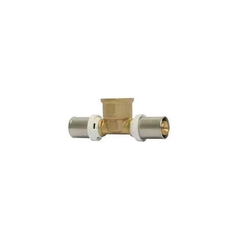 Mehrschicht-Messing-T-Stück Typ Radial weiblich 26/15x21/26mm