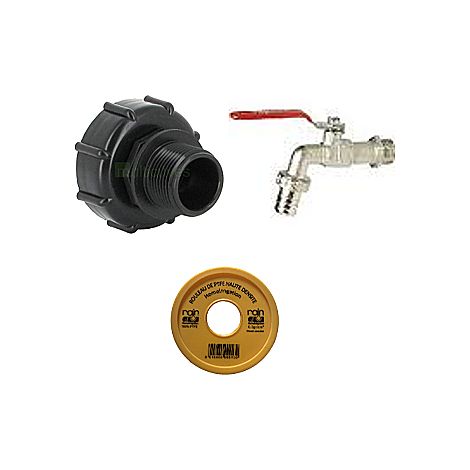 Kit Raccord Cuve Avec Rob 1/4t Lait 3/4x3/4 - Rain Irrigation