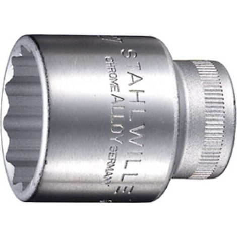 Stahlwille 50 19 03010019 Außen-Doppelsechskant Steckschlüsseleinsatz 19 mm 1/2" (12.5 mm) (1/2)