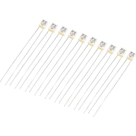Lot de 10 fusibles thermiques M33 pour moteur, 130 °C, 250 V, 2 A (1/3)