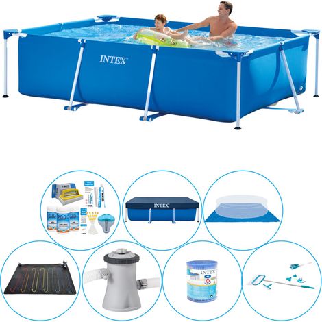 Intex Piscine Tubulaire Rectangulaire - 260x160x65 cm - 7-pièces S21111 (1/5)