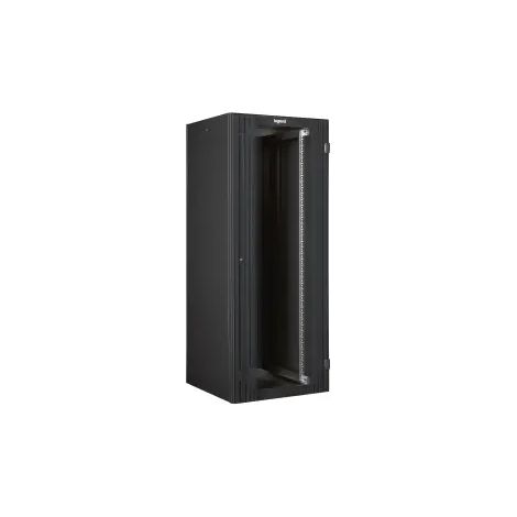 Baie 19pouces à porte avant simple livrée à plat Linkeo capacité 24U 1226x600x600mm RAL7016 (646775)